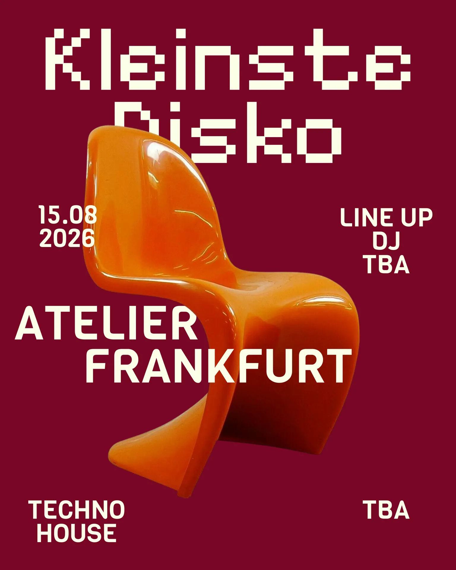 DIe Kleinste disko Der Welt im Atelier 
